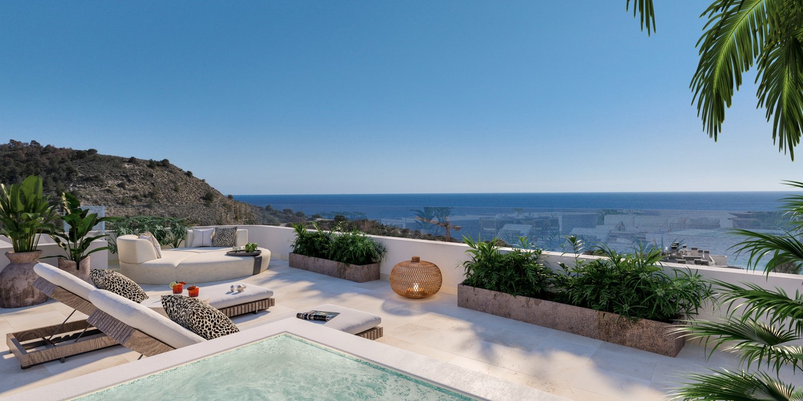 Ático con terraza y piscina privada